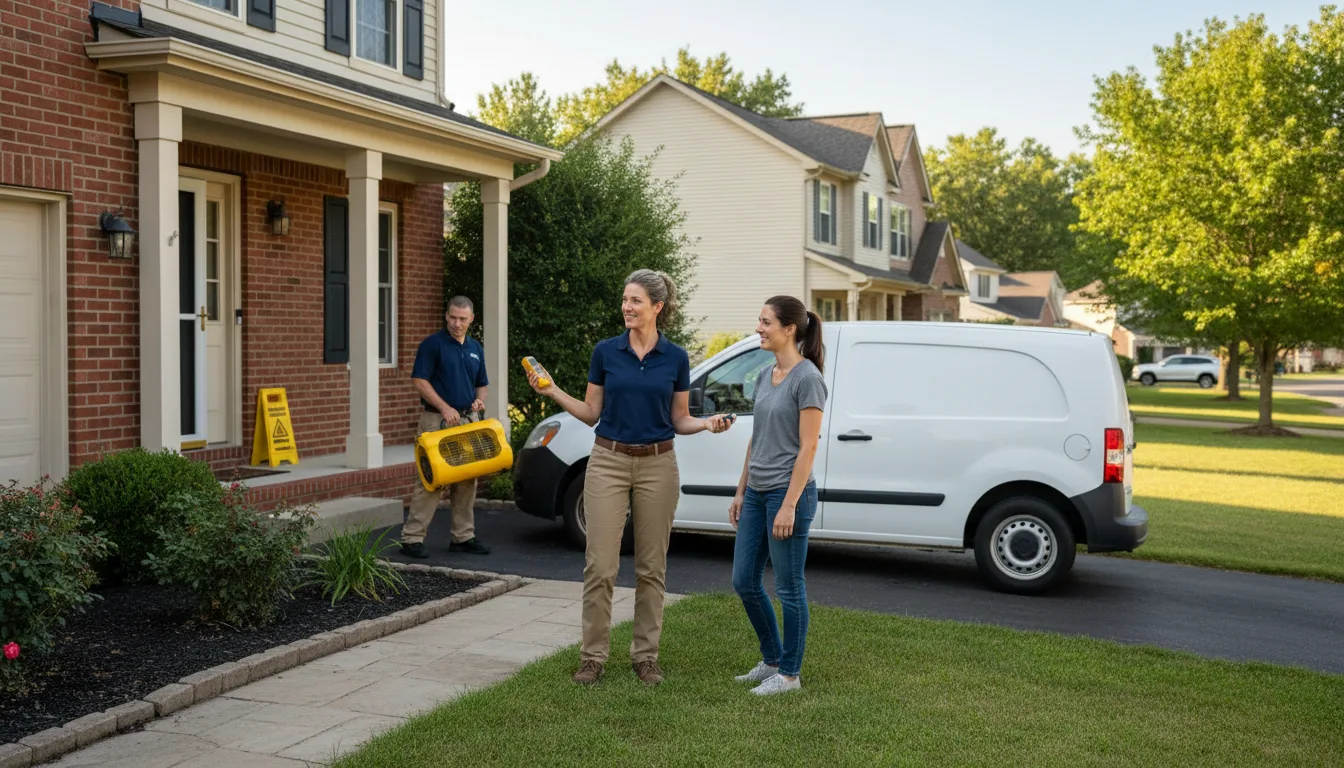 Residential water damage restoration in Kayenta, AZ